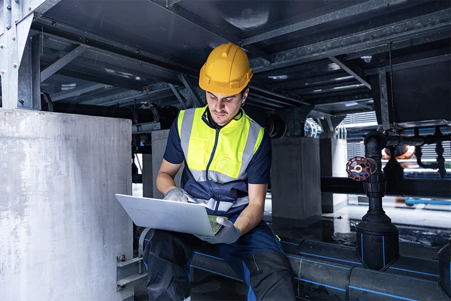 Licencia nave industrial para construcción de nave industrial con planos y obra en ejecución
